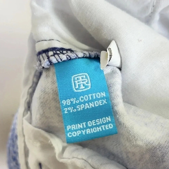 Tori Richard Women's Navy Sneaky Tiki  Sandi Shorts - Picture 10 of 10